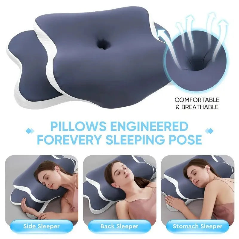 Memory Foam Butterfly Neck Pillow