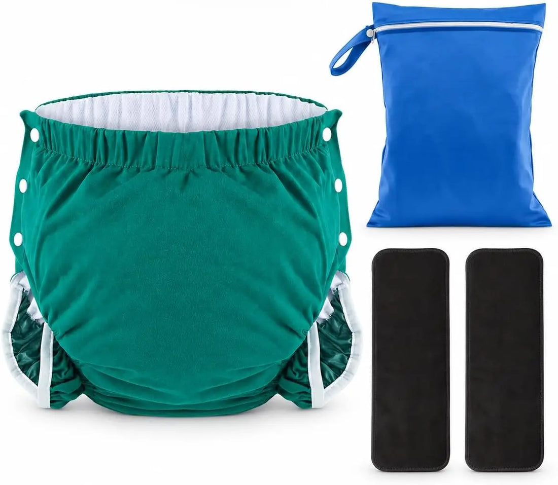 Reusable Adult Cloth Diaper with Inserts