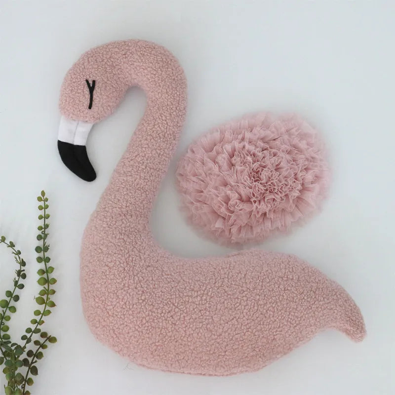 Pink Flamingo Newborn Photography Prop