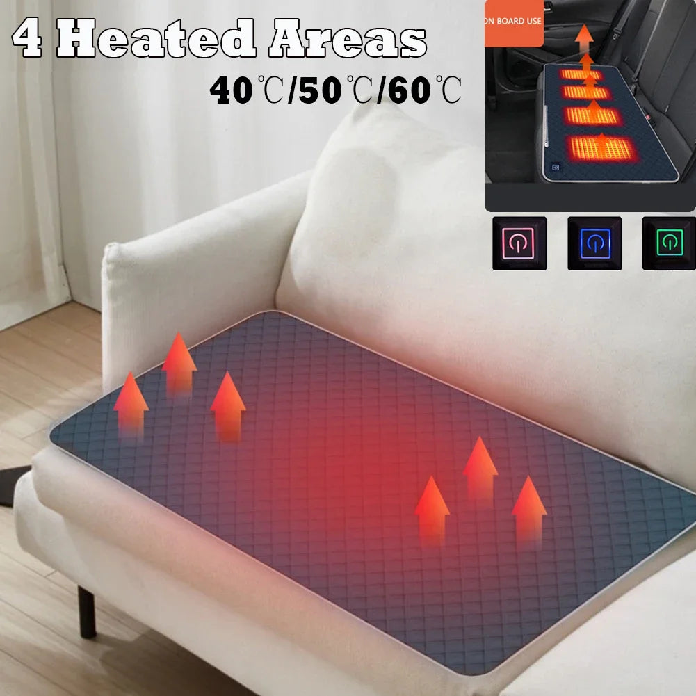 5V USB Electric Heating Pad with 3 Temperature Levels