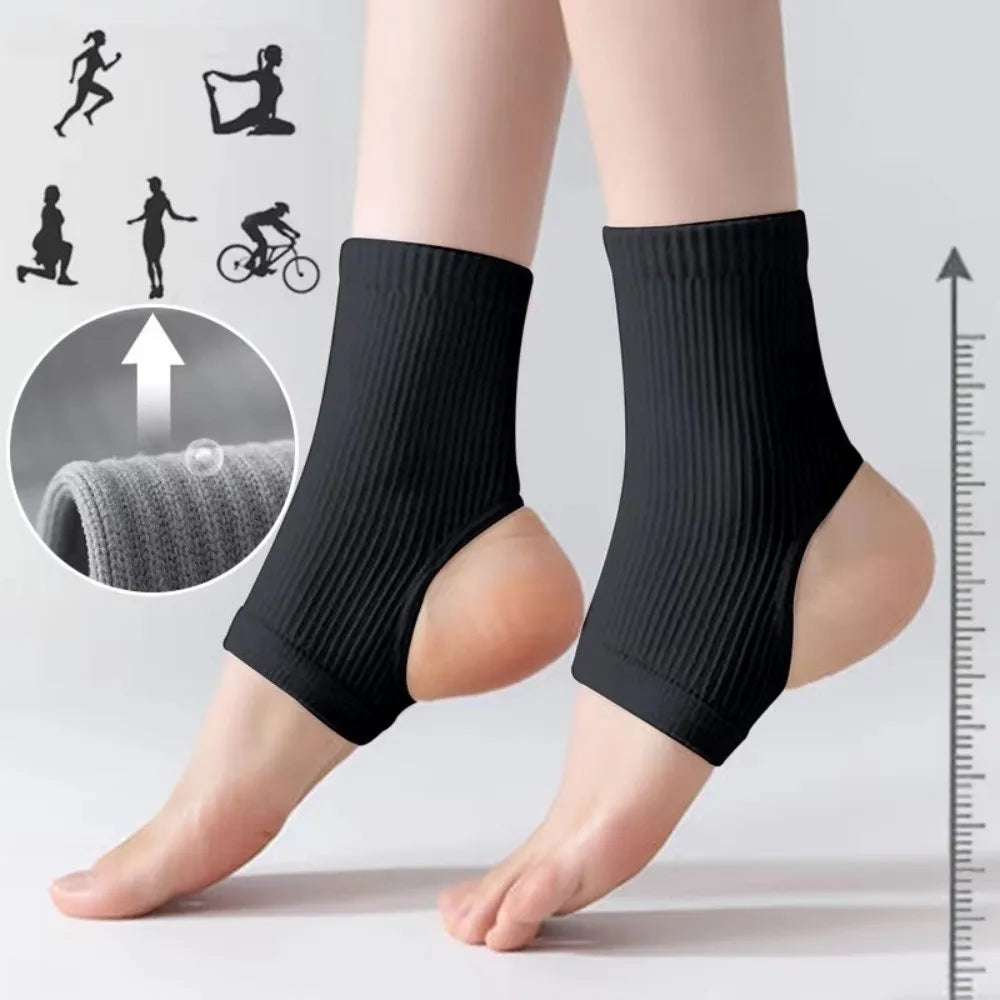 Open-Toe Cotton Compression Socks for Sports