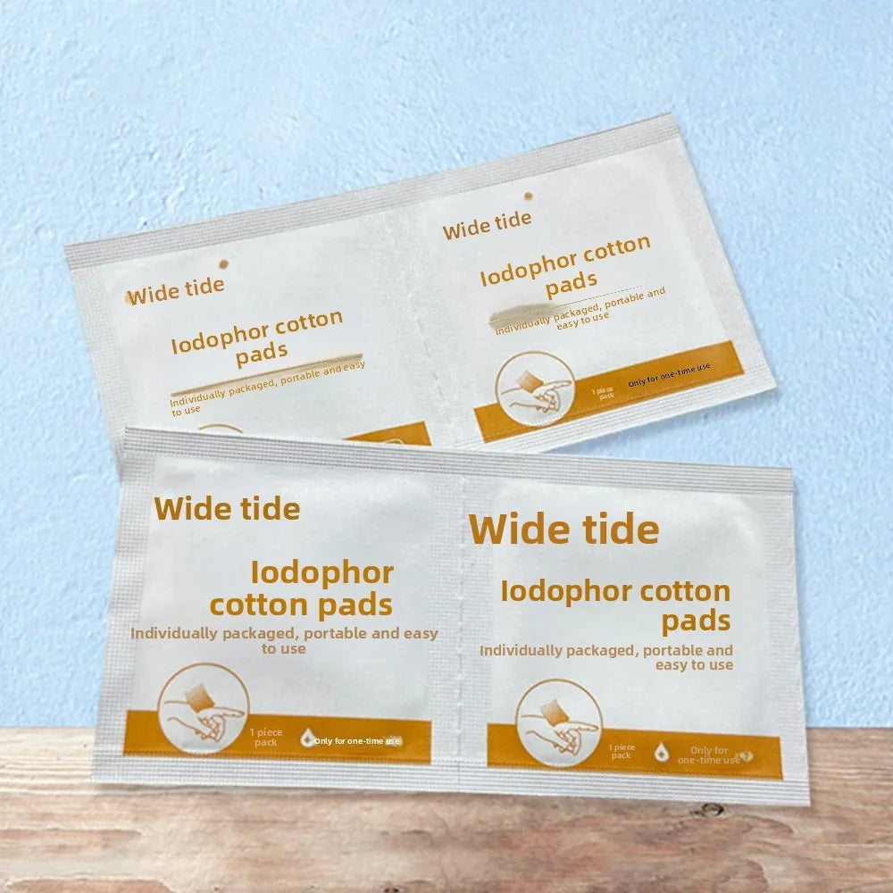 Disposable Povidone-Iodine Cotton Pads