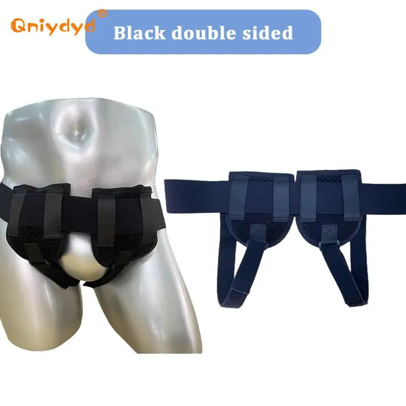 Adjustable Hernia Support Belt with Movable Pads