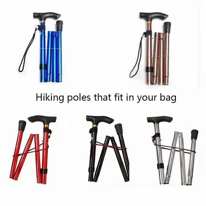 Foldable Adjustable Aluminum Walking Cane