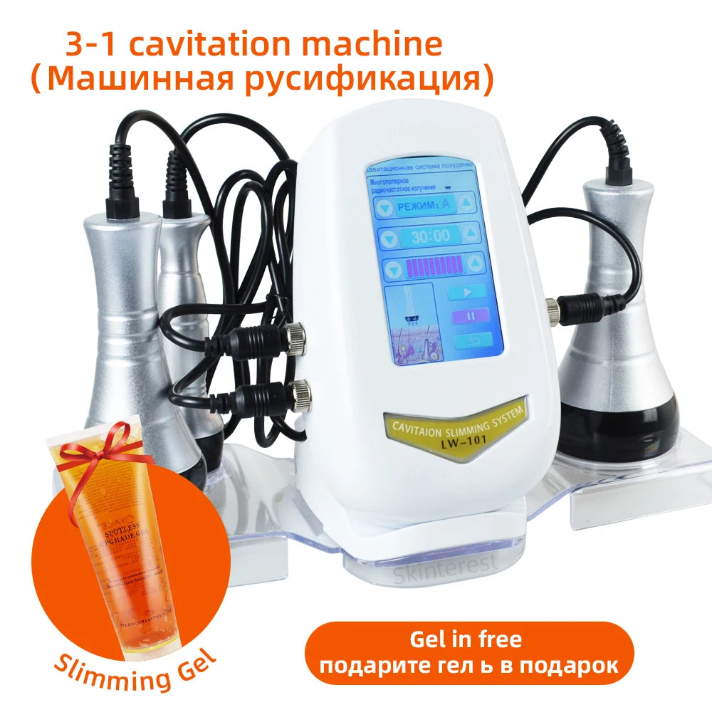 3-in-1 Face and Body Cavitation Massager