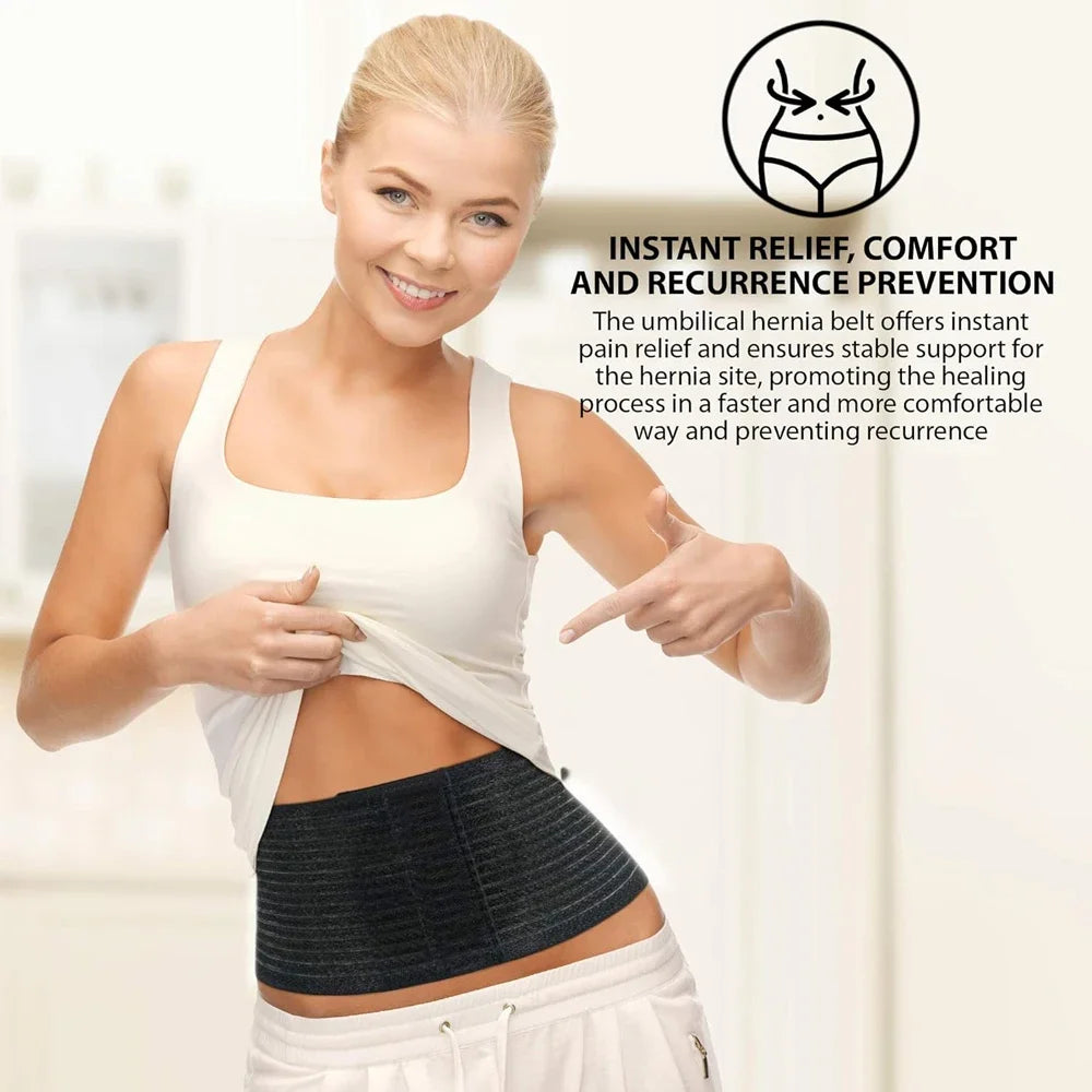 Abdominal Binder with Silicone Pad for Waist Support