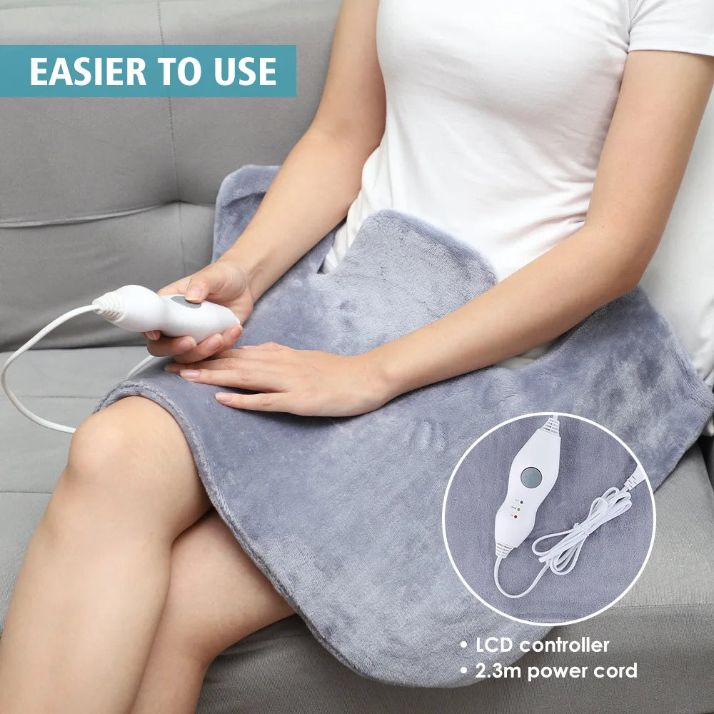 Electric Neck and Back Heating Pad Wrap