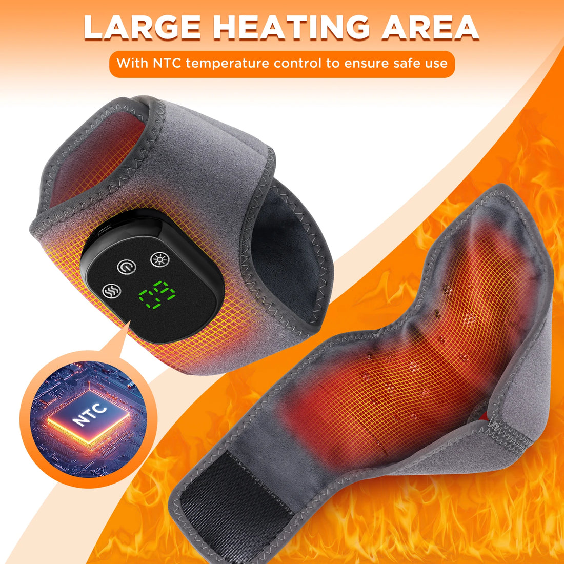 Electric Hand and Foot Massager with Heat and Vibration