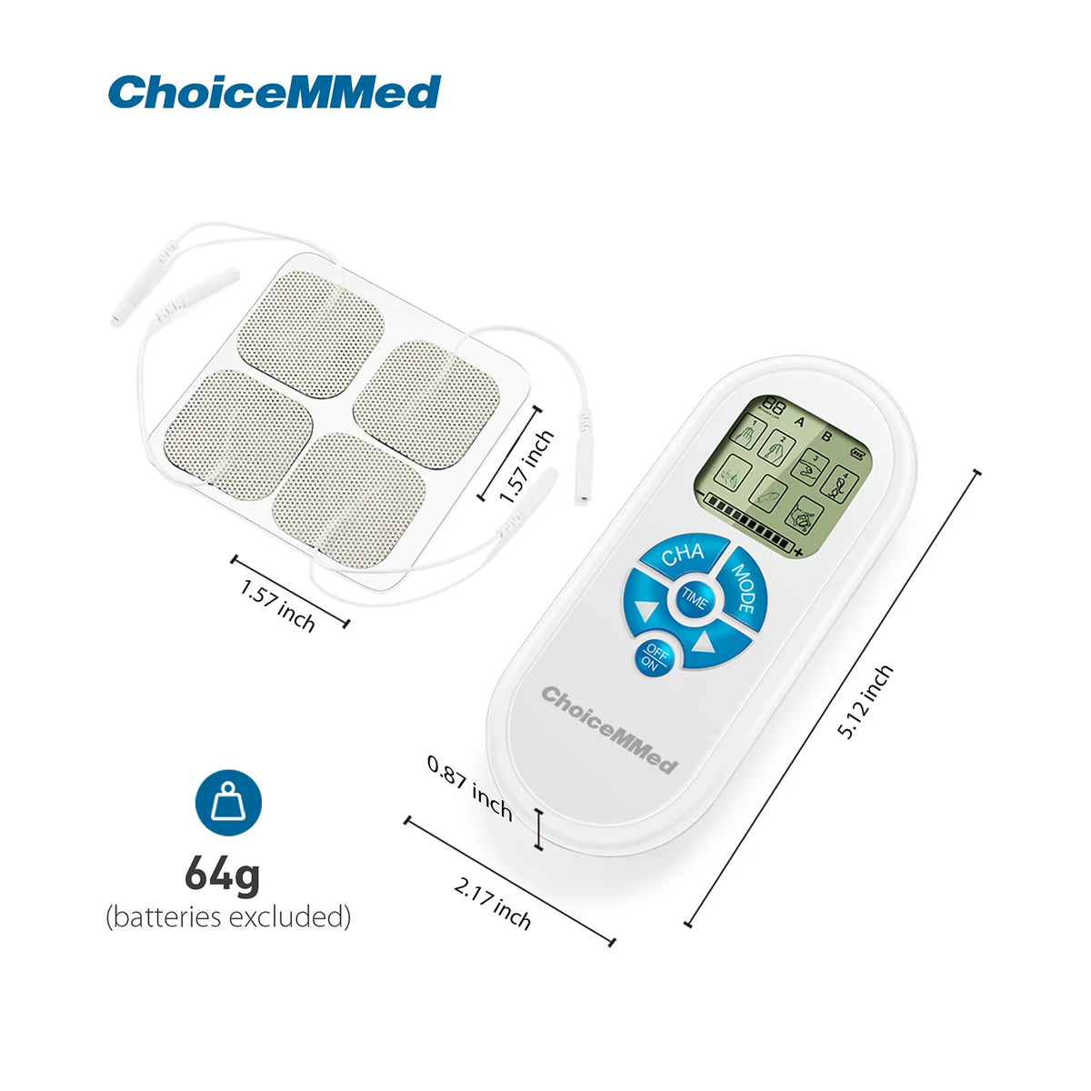 Medwell Gel Electrode Pads, 10 Units