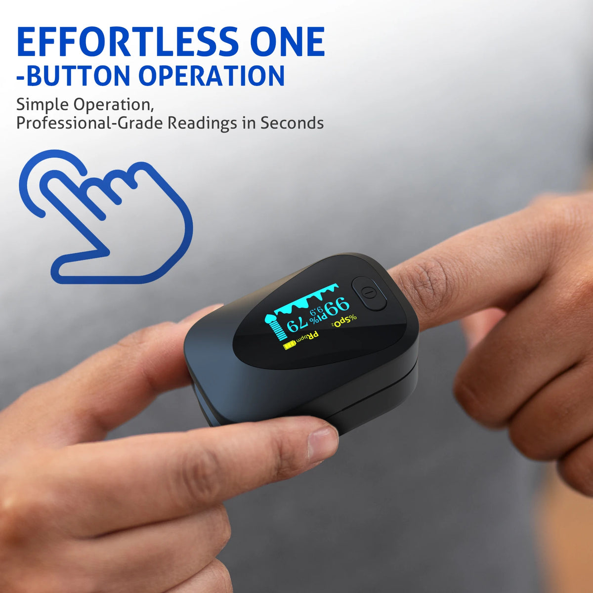 Fingertip Pulse Oximeter with OLED Display