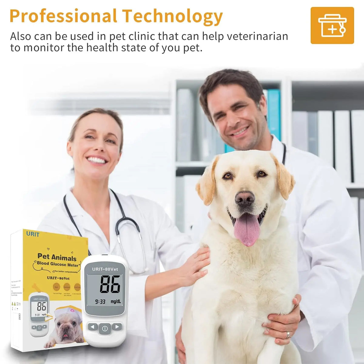 Pet Glucose Monitoring Kit for Dogs and Cats