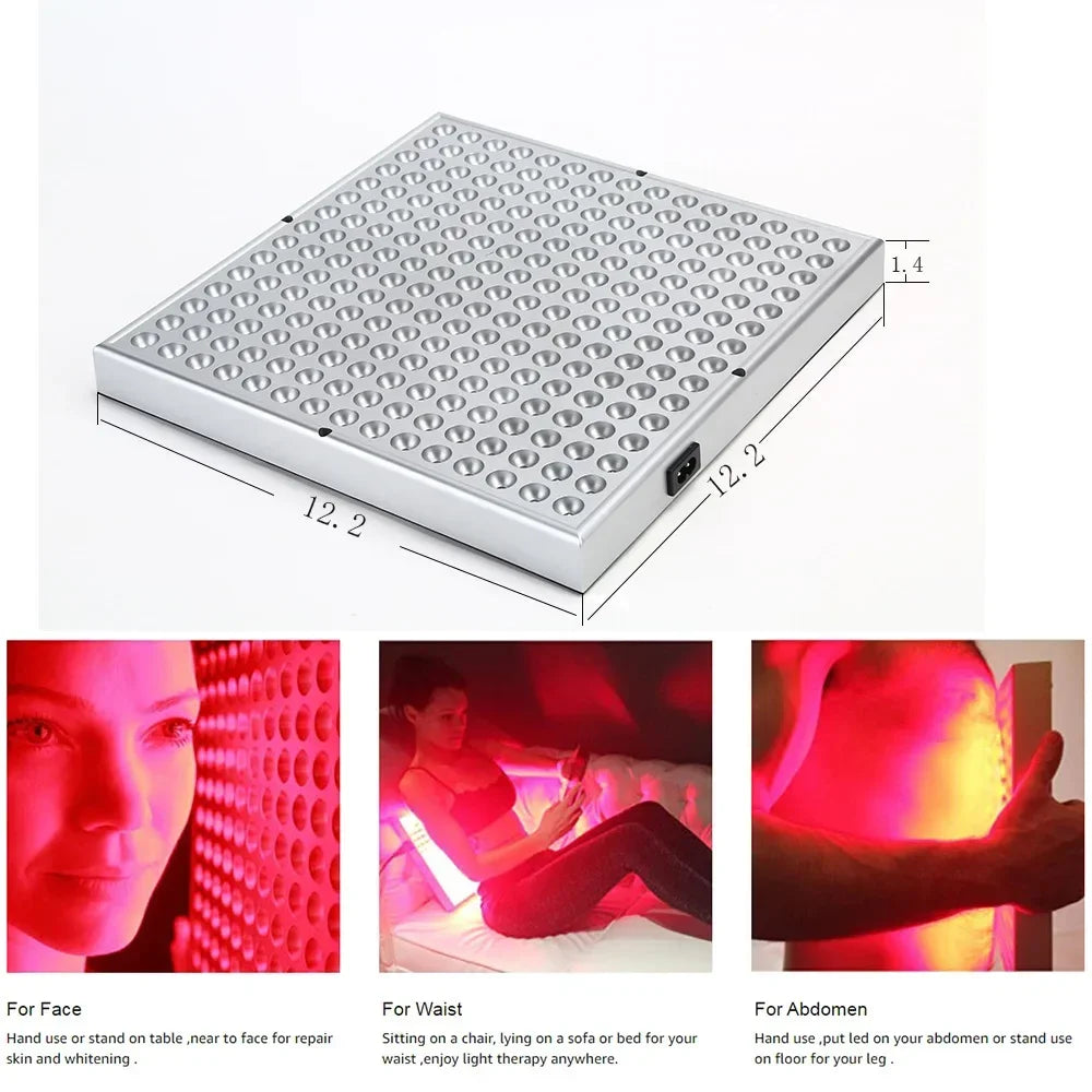 45W Red and Near-Infrared Light Panel, 660nm and 850nm