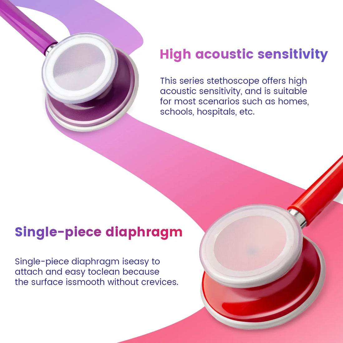 Double-Head Stethoscope