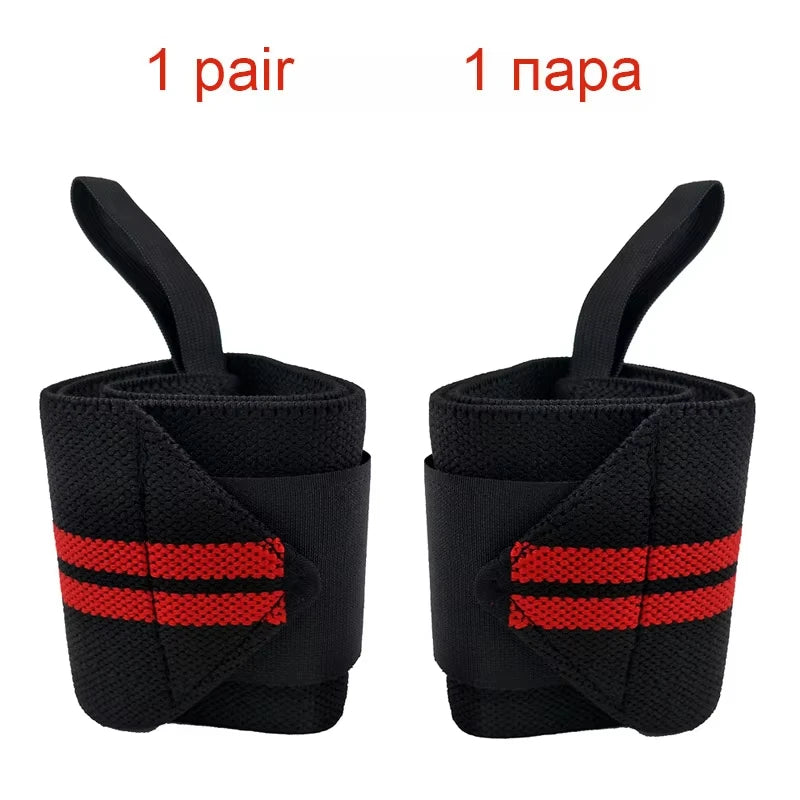 Adjustable Elastic Wrist Straps for Powerlifting, 1 Pair