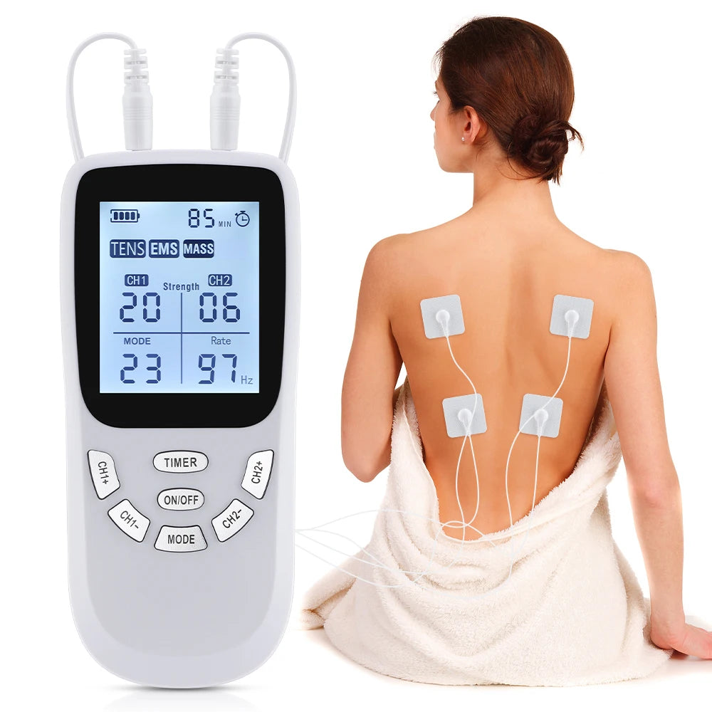 36-Mode Battery-Powered EMS Muscle Stimulator