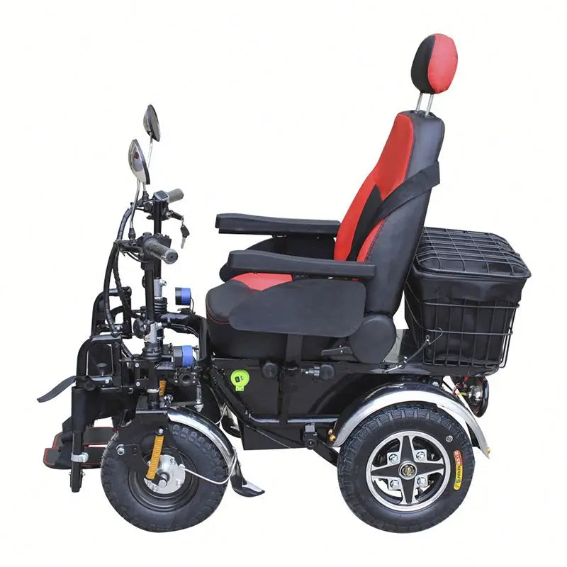 Foldable Electric Wheelchair for Outdoor Use