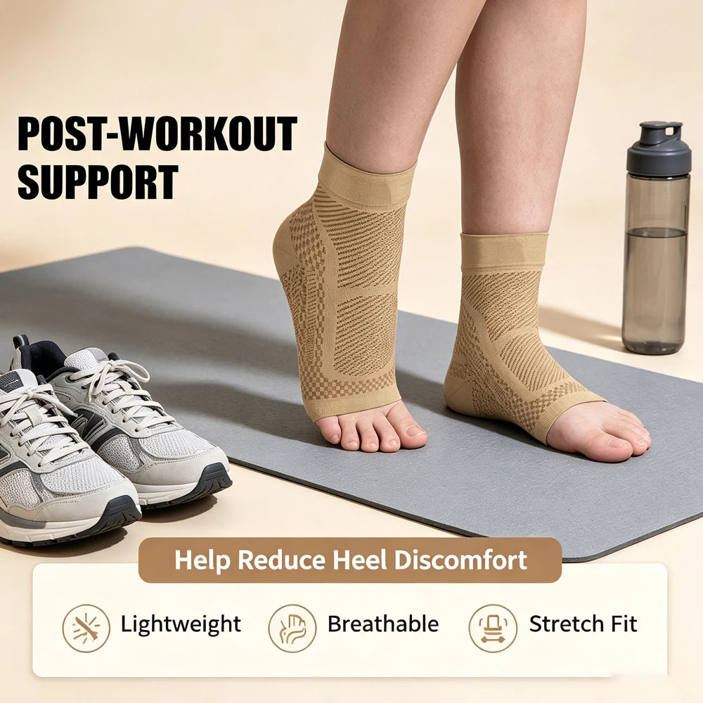 Ankle Compression Sleeve for Foot Arch and Heel Support
