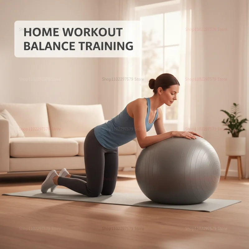 Inflatable Yoga and Exercise Ball