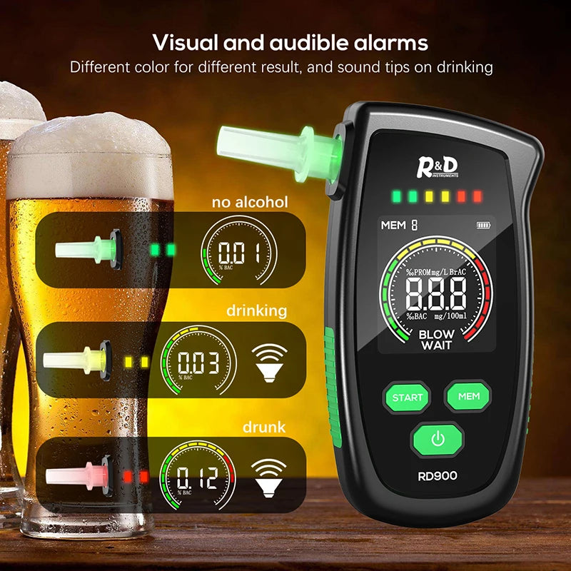 Medwell RD900 Rechargeable Digital Breath Tester
