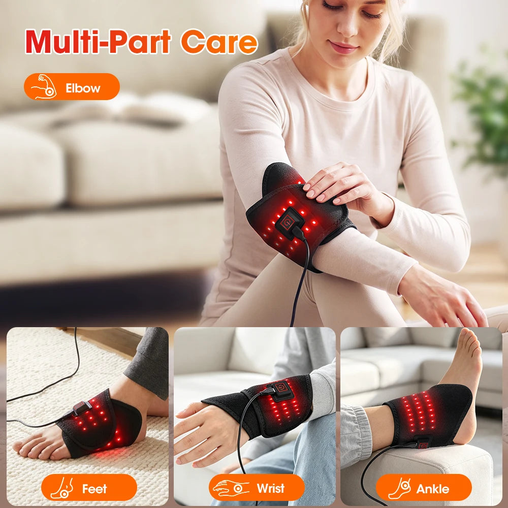 Red Light Heating Support Wrap for Hand and Wrist