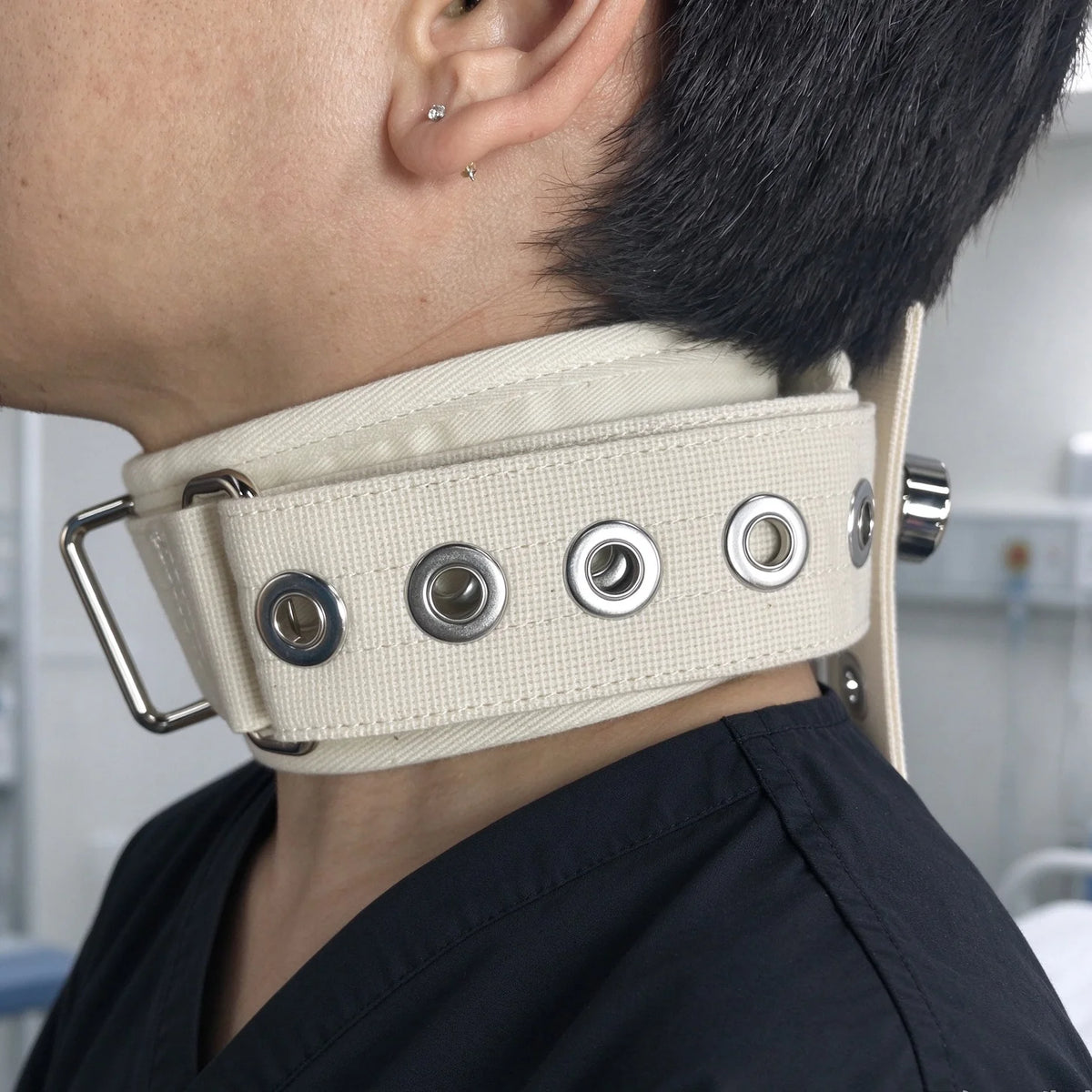 Wrist and Neck Restraint Set with Magnetic Lock