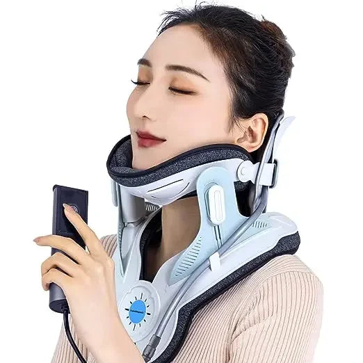 Adjustable Cervical Collar with Electric Hand Pump