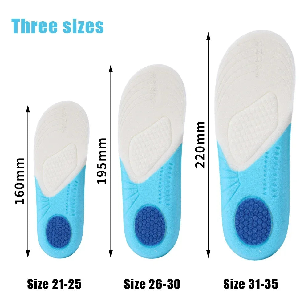 Kids Memory Foam Arch Support Insoles