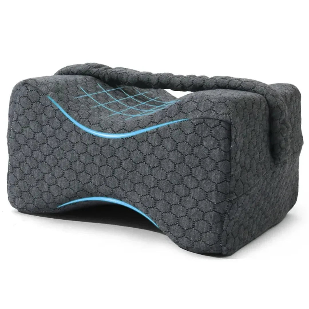 Memory Foam Knee Pillow with Straps
