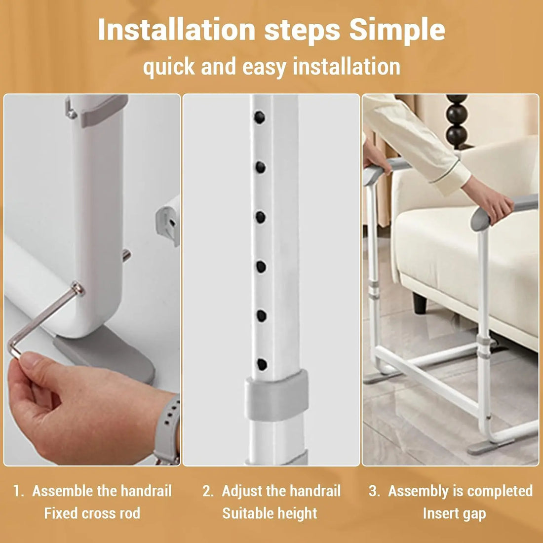 Sofa Stand-Up Support Rail