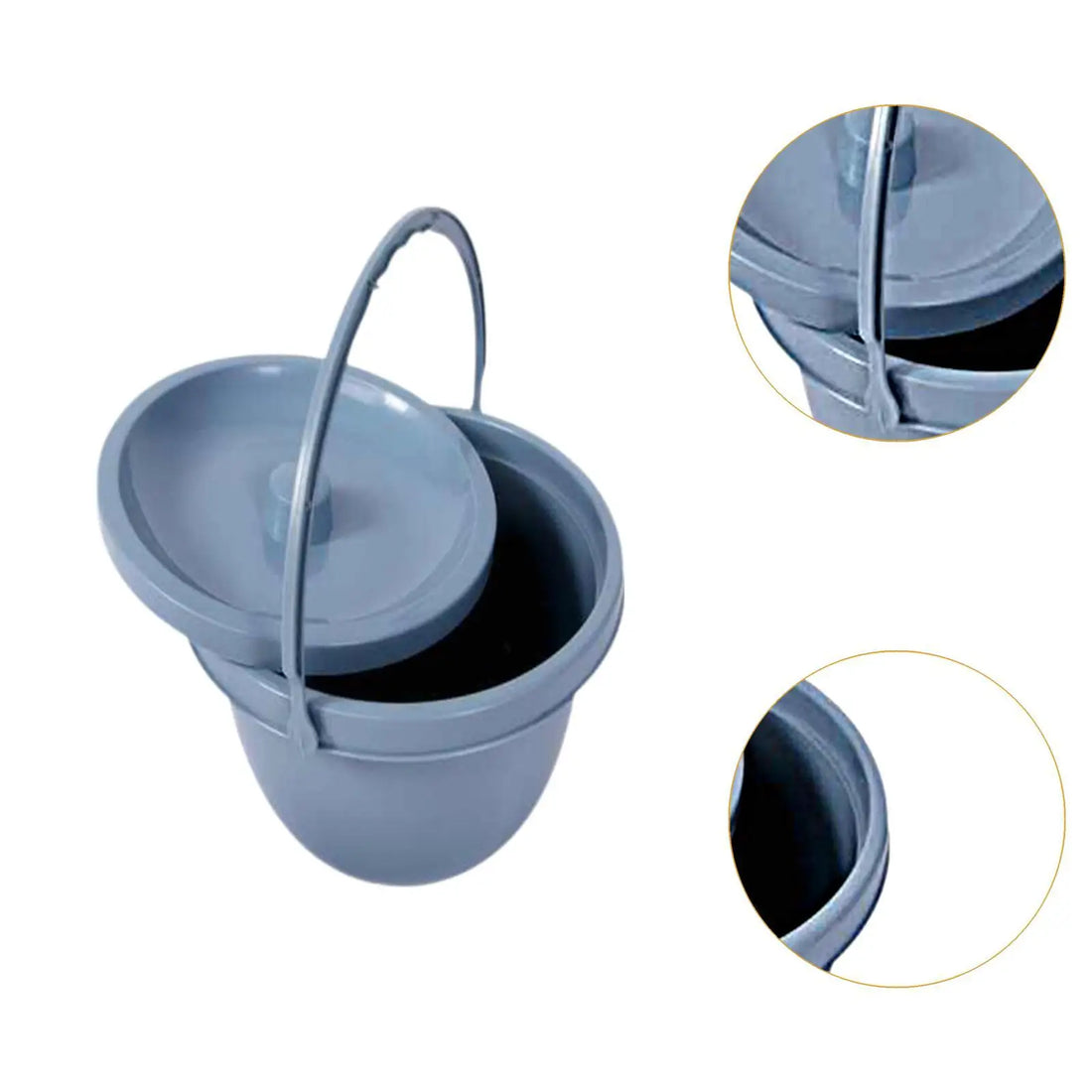 Portable Plastic Chamber Pot for Travel and Home