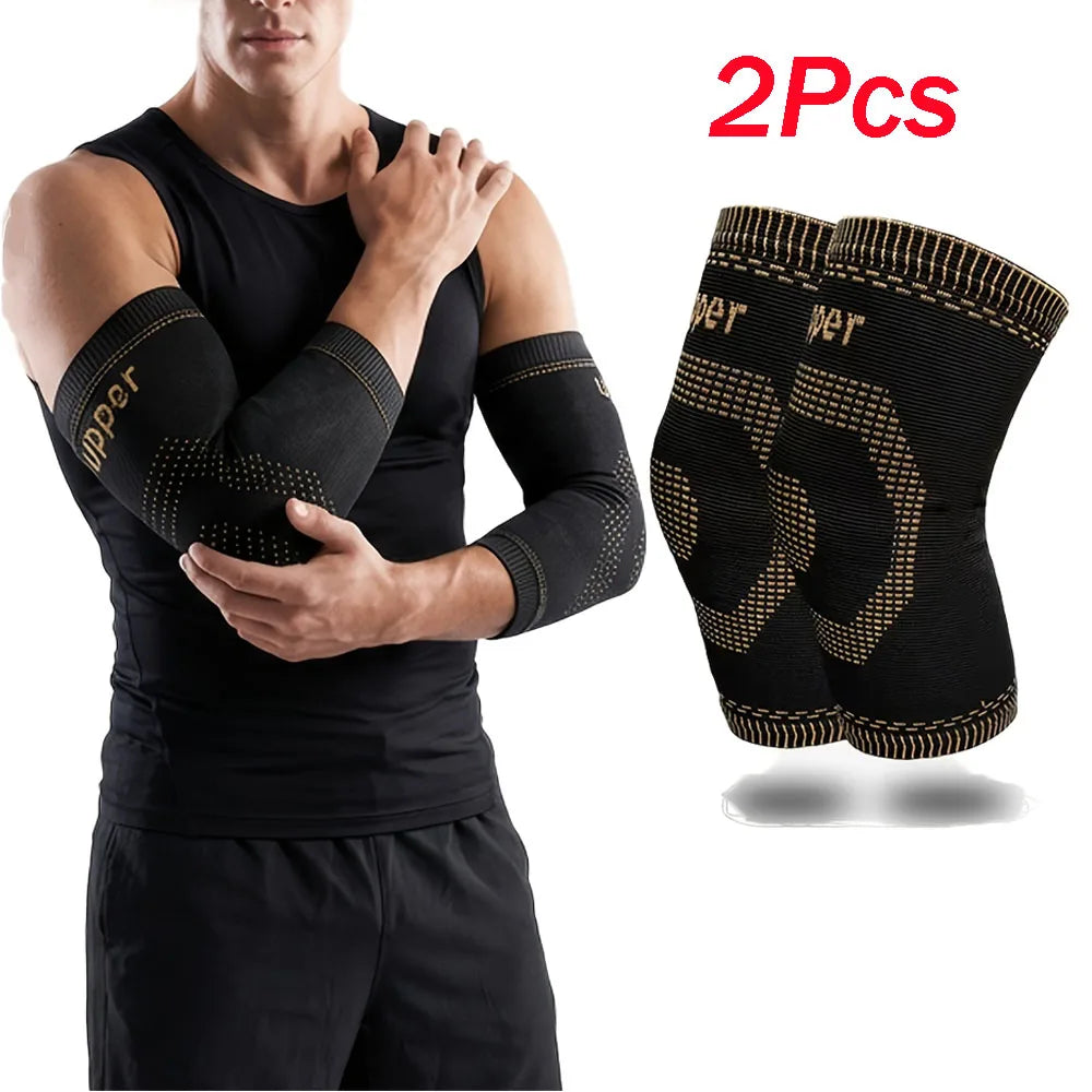 Elbow Compression Sleeves, 2-Piece Set