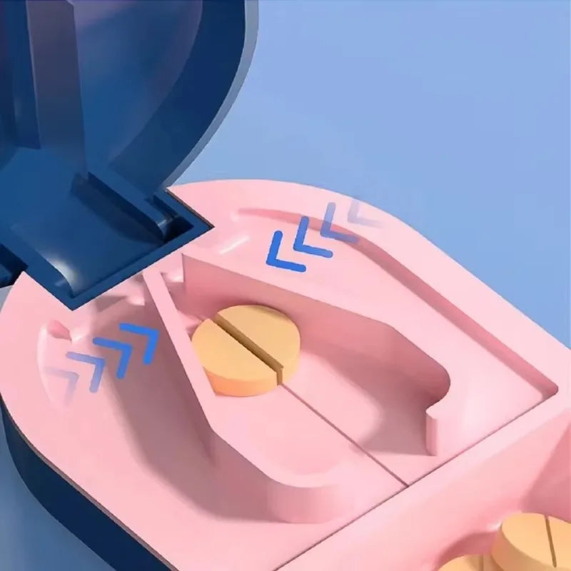 Portable Pill Cutter for Splitting Tablets