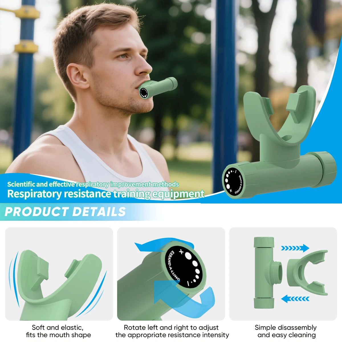 Adjustable Portable Respiratory Trainer HX-30