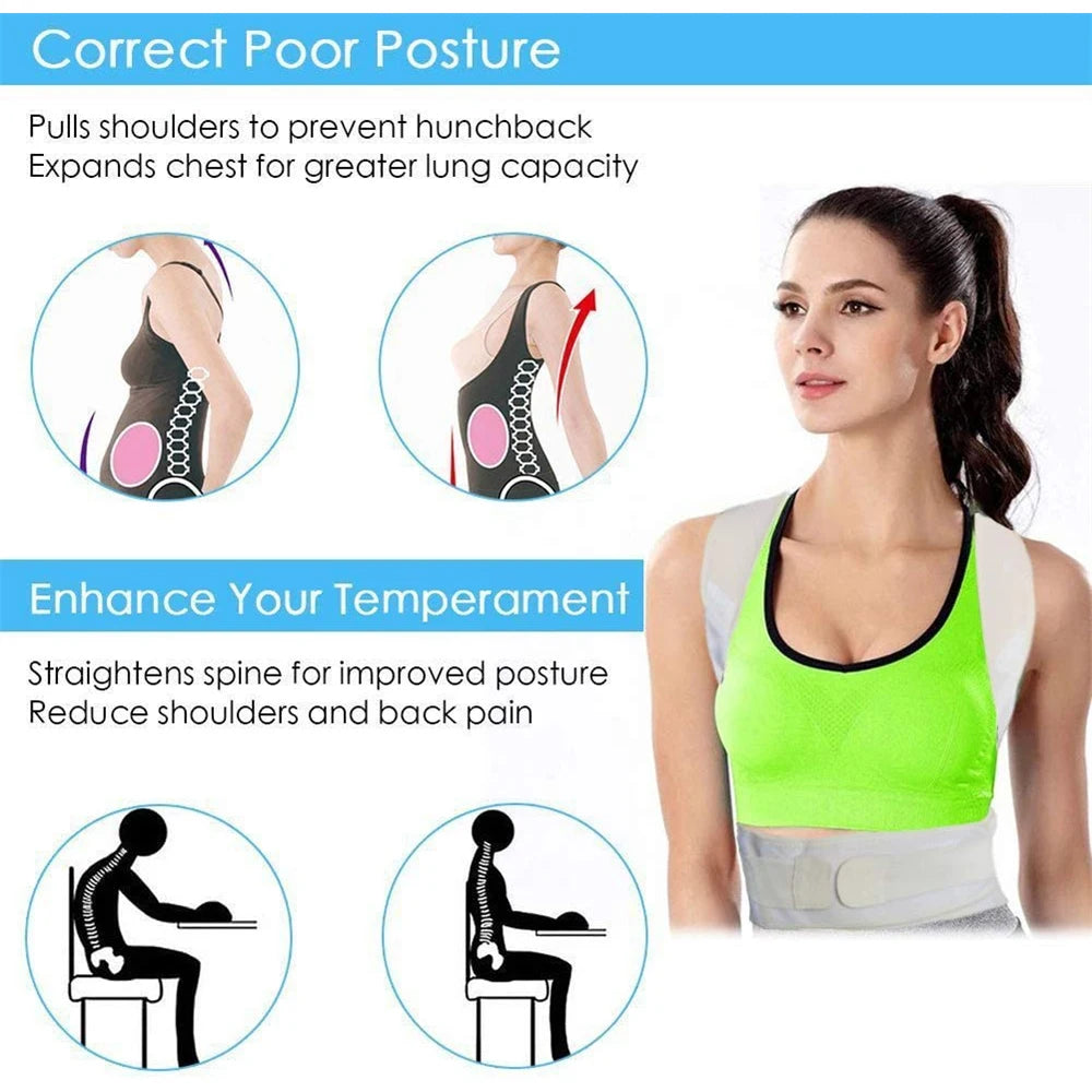 Adjustable Neck, Shoulder and Back Posture Support