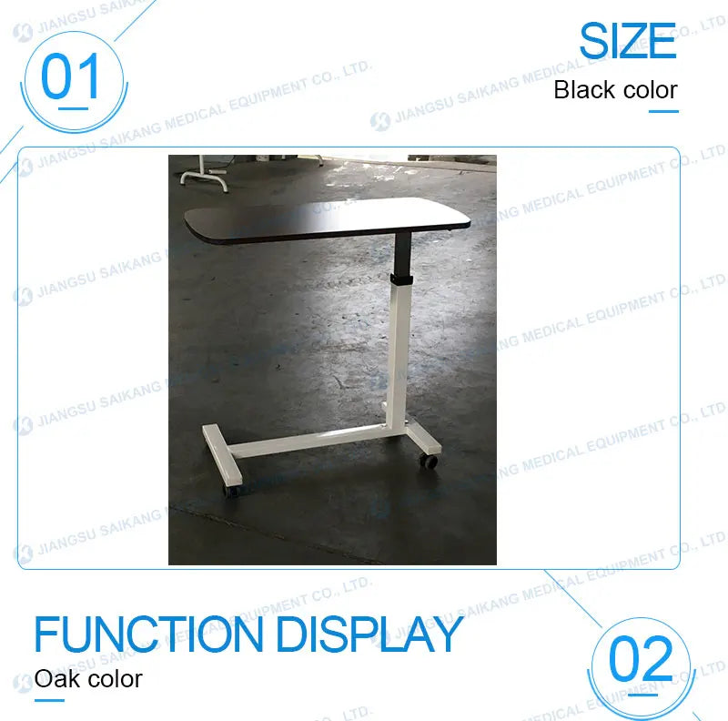 Movable Adjustable Overbed Table