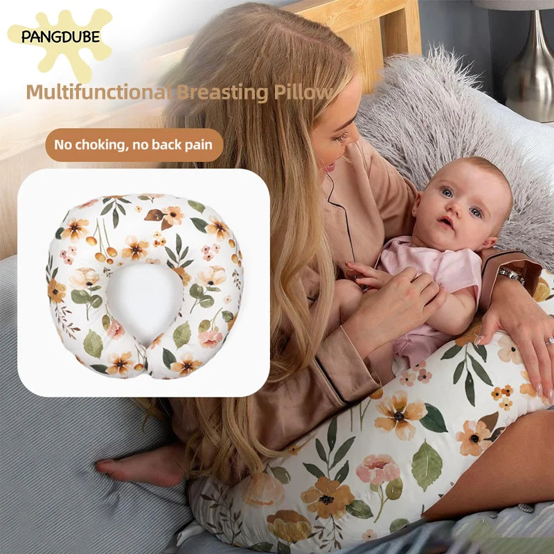 U-Shaped Nursing Pillow with Removable Washable Cover
