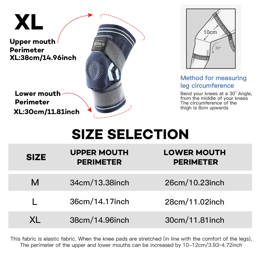 Knee Compression Sleeve Support for Men and Women