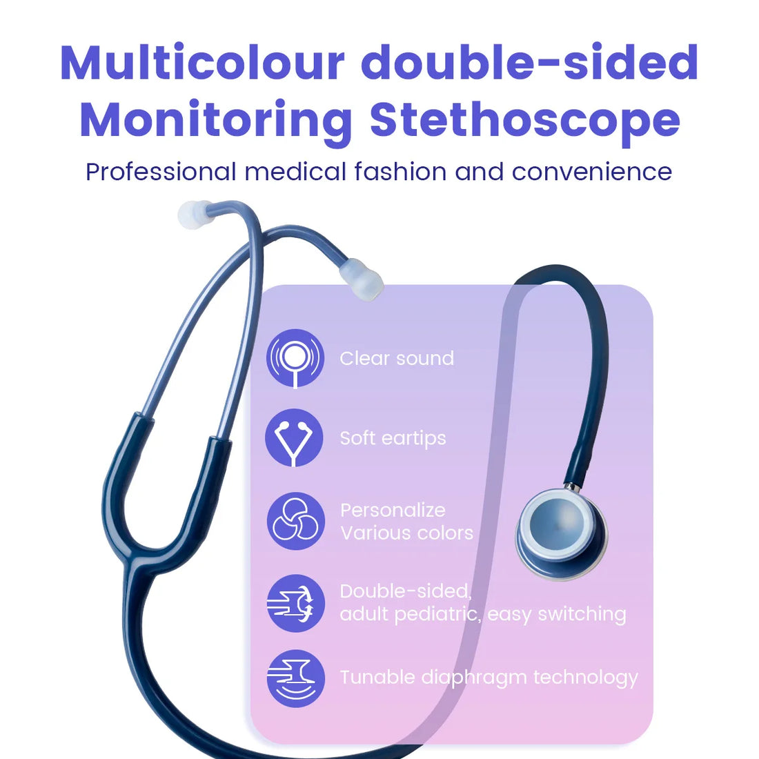 Double-Head Stethoscope