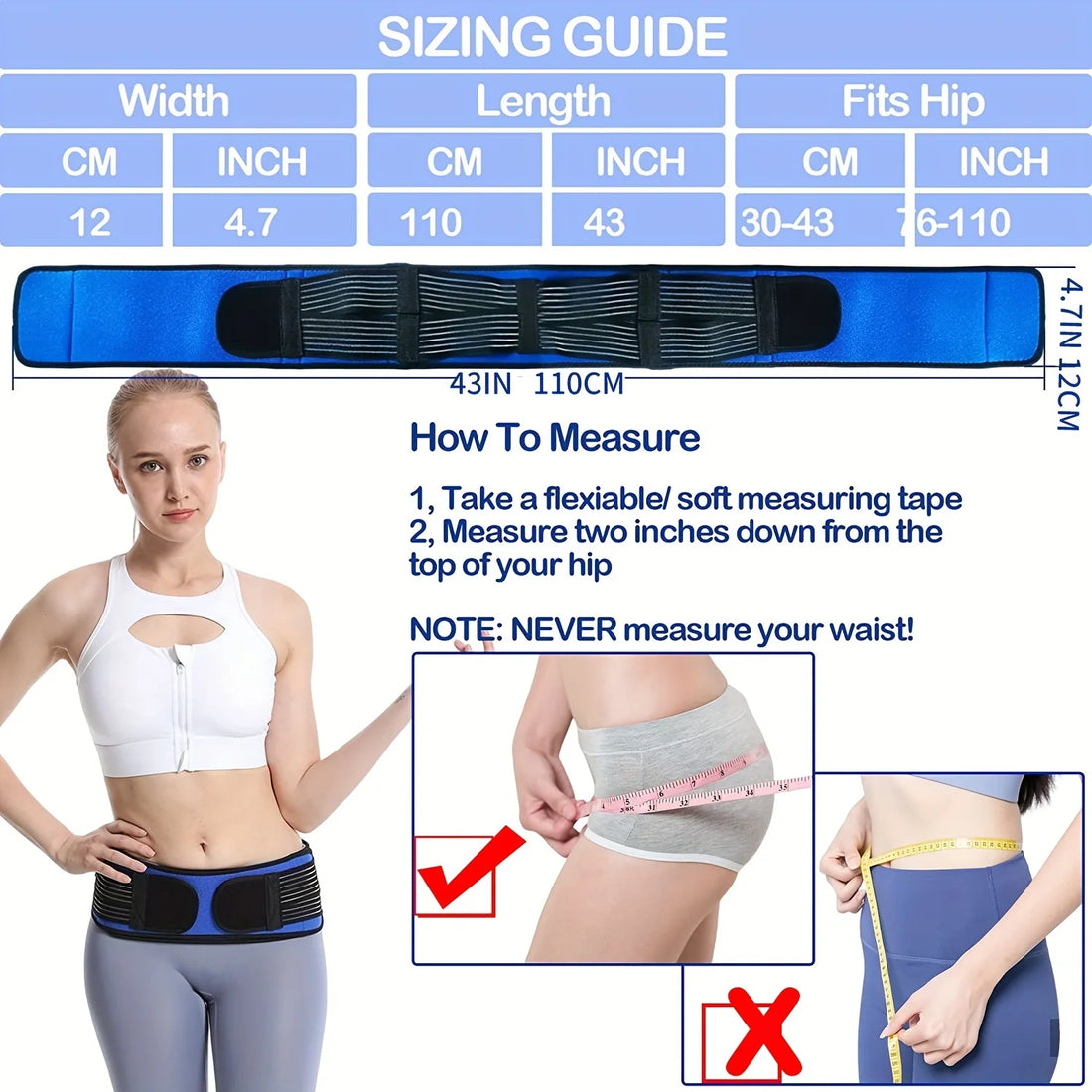 Soft-Shell Hip Support Brace