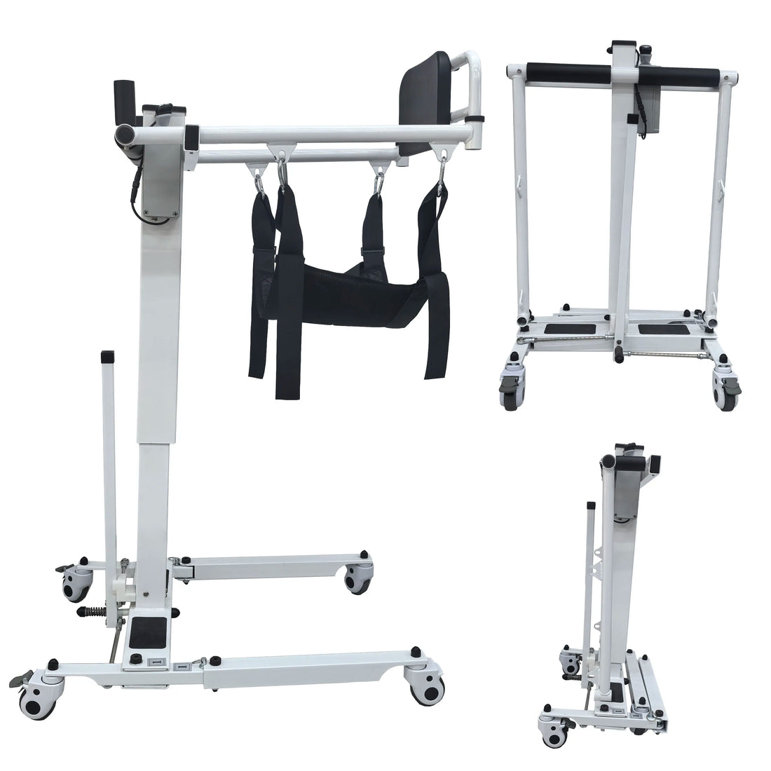 Electric Foldable Transfer Chair with Adjustable Height