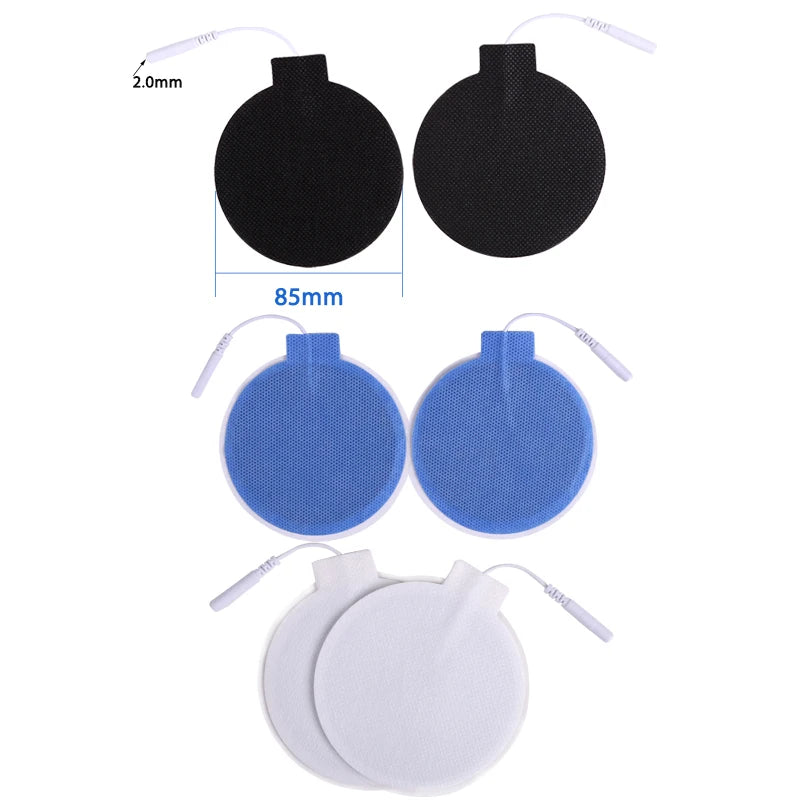 10 Reusable TENS Electrode Pads with Conductive Gel
