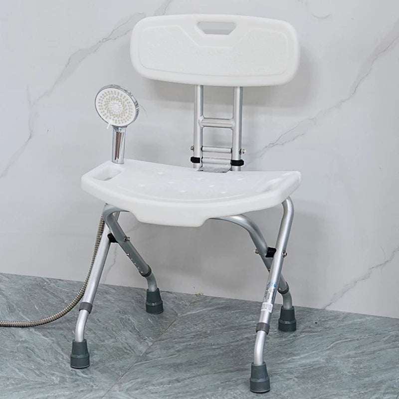 Foldable Shower Chair with Backrest
