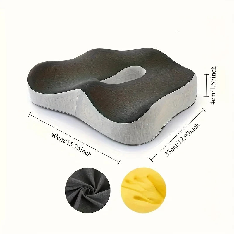 Three-Zone Memory Foam Seat Cushion