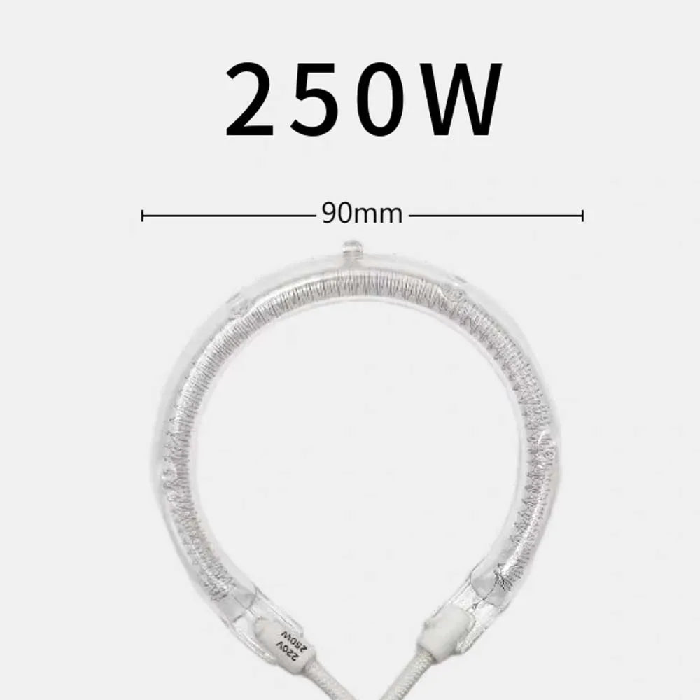 O-Shape Infrared Heater Ring Lamp, 220V 250W, 9cm