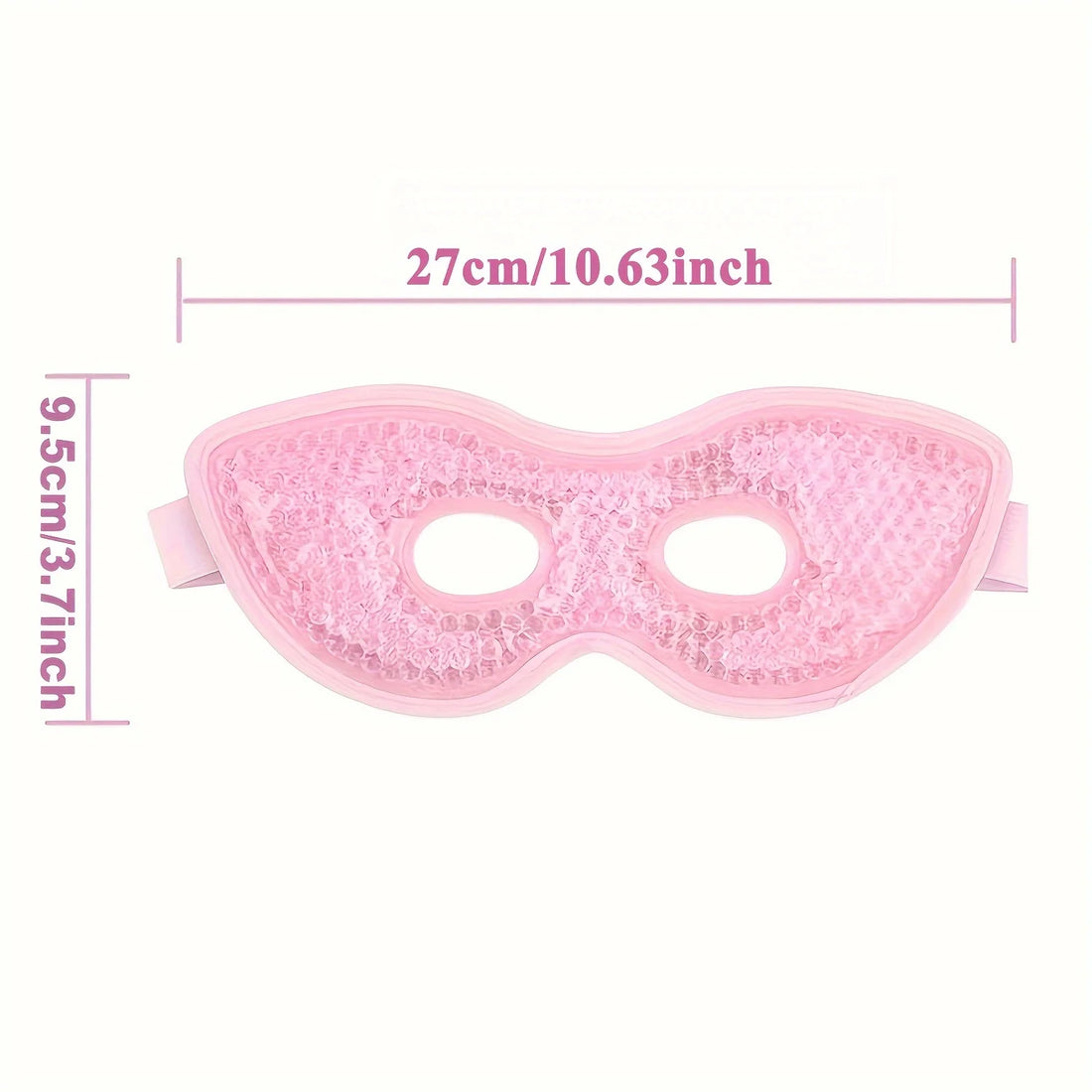 Reusable Hot and Cold Gel Eye Mask with Eye Holes