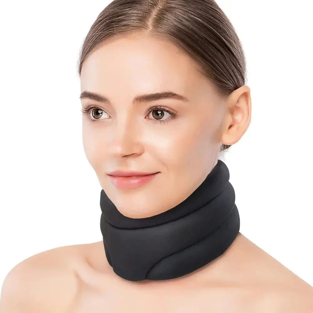 Breathable Adjustable Soft Neck Brace for Travel
