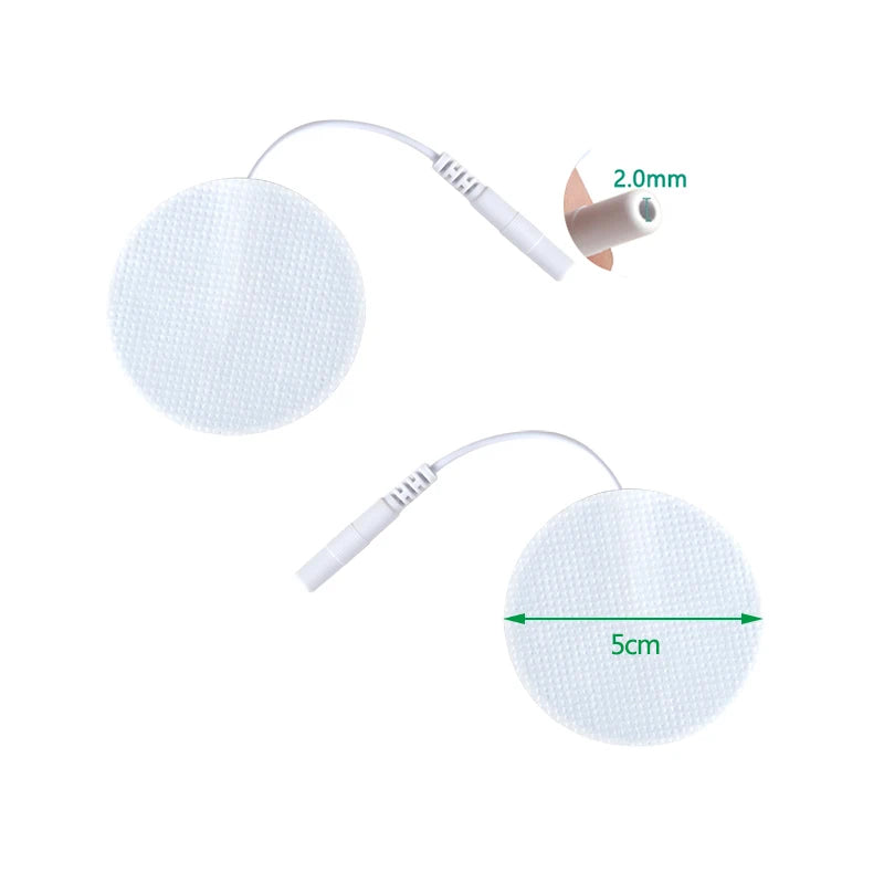 5cm Circular Electrode Pads with Tail