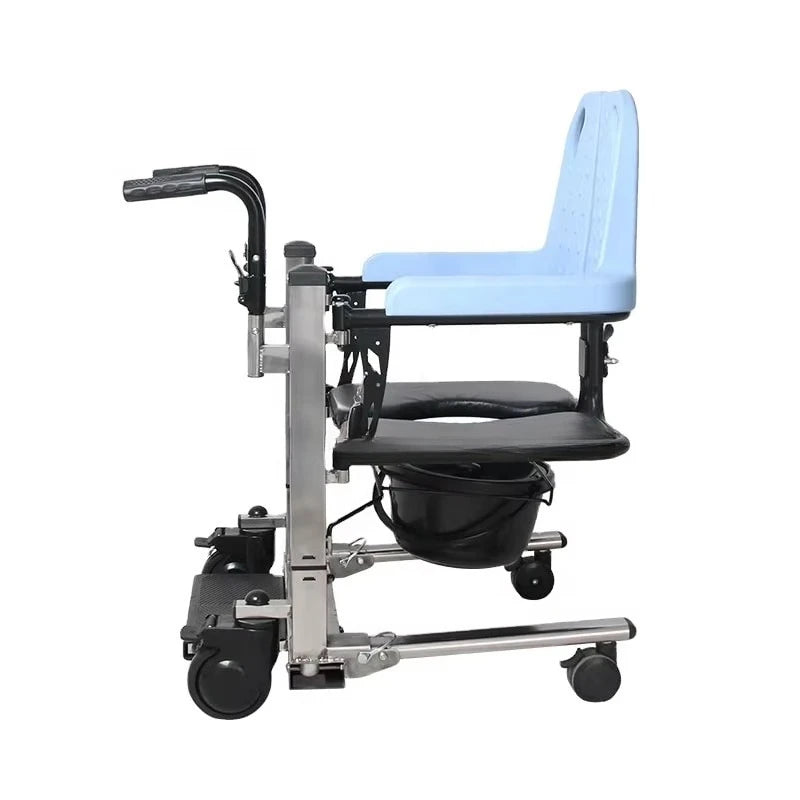 Electric Patient Transfer Chair for Bathroom Use