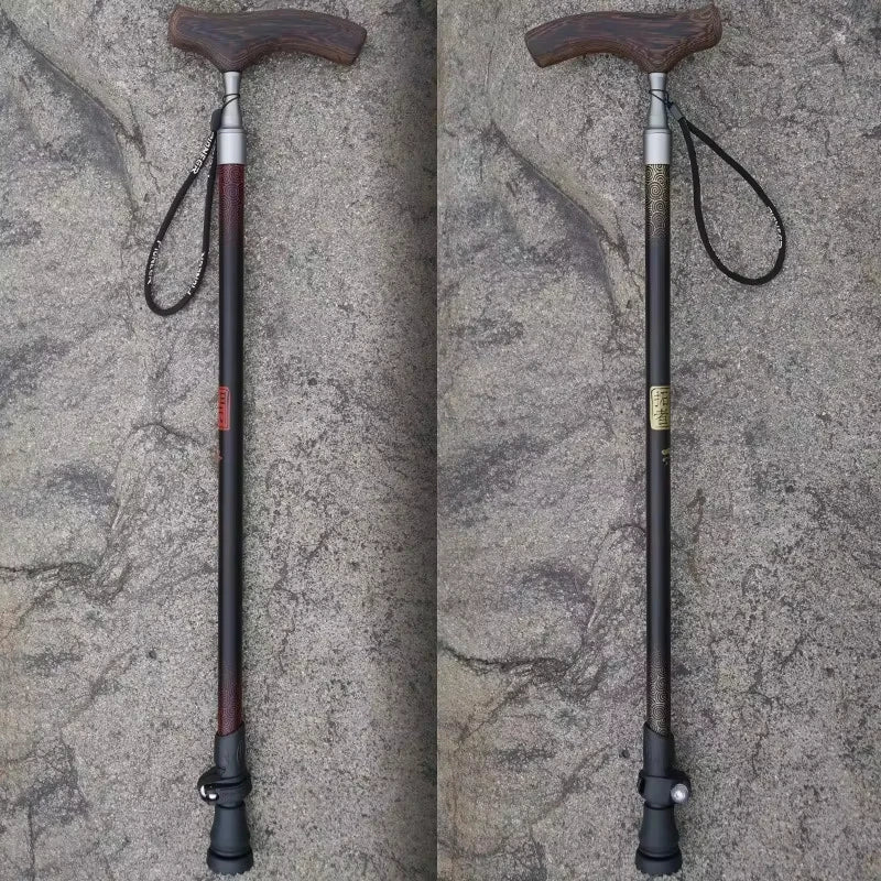 Adjustable T-Handle Walking Stick for Hiking