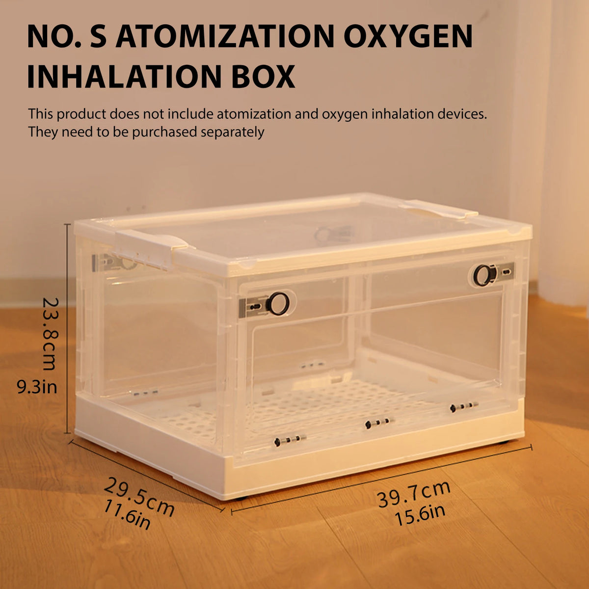 Foldable Pet Nebulizer Carrier with Mask
